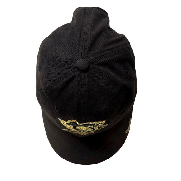 Pittsburgh Penguins Women's Strapback Hat Cap Gold Sequin Logo NHL Hockey - Picture 6 of 11